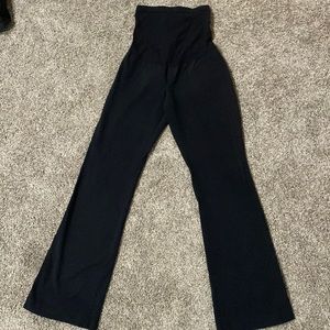 Black Motherhood Maternity Slacks Full Panel Medium Long